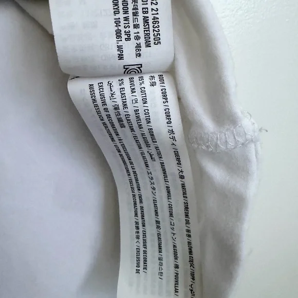 Abercrombie & Fitch White Short-Sleeve Baby Tee - Picture 5 of 5